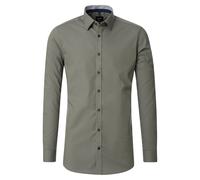 Venti - Body Fit - Herren Langarm Hemd (134024500), Größe:40, Farbe:Grün (300)