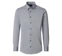 Venti Businesshemd Modern Fit Herren 100% Baumwolle Silber Größe 44