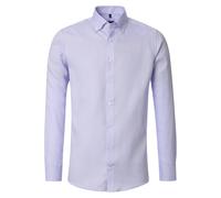 Businesshemd VENTI "VENTI Businesshemd uni", Herren, Gr. 46, Normalgrößen, lila (helllila), 100% Baumwolle, unifarben, schmal, Hemden (75021251-46) helllila