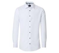 Businesshemd VENTI "VENTI Businesshemd uni", Herren, Gr. 46, Normalgrößen, schneeweiß, 100% Baumwolle, unifarben, comfort fit, Hemden (12086757-46) schneeweiß