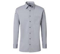 Businesshemd VENTI "VENTI Businesshemd uni", Herren, Gr. 48, Normalgrößen, grau, 100% Baumwolle, unifarben, comfort fit, Hemden (74202513-48) grau