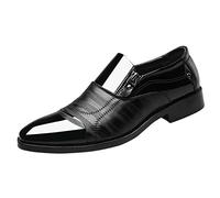Businessschuhe Herren Spitze Anzugschuhe Leder Halbschuhe Oxford Derby Atmungsaktiv Elegante Herrenschuhe Komfortabel Klassisch Formelle Schuhe Büro Hochzeit Freizeit Alltag