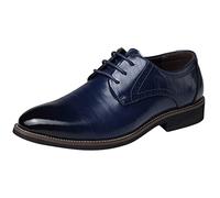 Businessschuhe Herren Spitze Anzugschuhe Leder Halbschuhe Oxford Derby Einfarbig Elegante Herrenschuhe Klassisch Komfortabel Büro Hochzeit Business Alltag Formelle Schuhe
