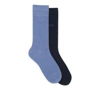Businesssocken BOSS "2P RS Bamboo 1027", Herren, Gr. 43-46, open blau 499, Viskose, elastisch, Socken, mit Strickbündchen (93747850-43) open blau 499