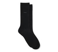 Businesssocken BOSS "2P RS Tom Uni MC", Herren, Gr. 39-42, schwarz (schwarz 001), Baumwollmischung, Socken (85161122-39) schwarz 001