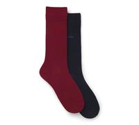 Businesssocken BOSS "2P RS Uni CC", Herren, Gr. 39-42, medium rot 613, Baumwollmischung, normal, Socken, mit Markenlogo (79814004-39) medium rot 613