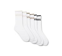 Businesssocken BOSS "6P QS Stripe CC", Herren, Gr. 39-42, open miscellaneous 964, Baumwollmischung, elastisch, Socken (79336755-39) open miscellaneous 964