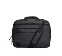 Businesstasche RIEKER, Damen, Gr. B/H/T: 40cm x 30cm x 12cm, schwarz (grau, schwarz), Textil, unifarben mit Farbeinsatz, Taschen, Arbeitstasche, Herren Umhängetasche, auch als Rucksack tragbar (274147