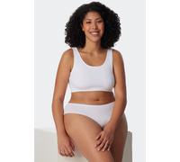 Schiesser Bustier 2er-Pack ohne Cups Organic Cotton weiß - 95/5 für Damen 46