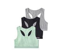 Bustier BENCH., Mädchen, Gr. 134/140, N-Gr, schwarz (mint, schwarz, grau, meliert), Jersey, Obermaterial: 92% Baumwolle, 8% Elasthan, unifarben, Basic, körpernah, BHs Bustier, im sportlichen Look mit