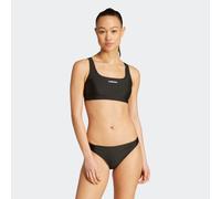 adidas Women's Padded Bralette Bikini Set, Black/White, 42