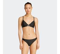 adidas Damen Bikini-Set, gepolstert, 2-Wege-Trägern, Triangel-Bikini-Set, 96,5 cm, Schwarz/Weiß