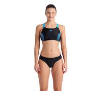 Bustier-Bikini ARENA, Damen, Gr. 38, N-Gr, schwarz (schwarz, turquo), Obermaterial: 80% Polyamid, 20% Elasthan, Bikini-Sets (90556430-38) schwarz, turquo