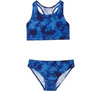 Bustier-Bikini BONPRIX, Mädchen, Gr. 116/122, N-Gr, saphirblau, mitternachtsblau, mittelblau bedruckt, Obermaterial: 80% Polyamid, 20% Elasthan. Futter: 100% Polyester, Bikini-Sets Bustier-Bikini, spo