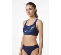 Bustier-Bikini SPEEDO, Damen, Gr. 46, N-Gr, blau (nvy, blu), Obermaterial: 100% Polyester, Bikini-Sets (42923212-46) nvy, blu
