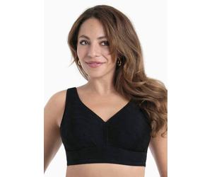 Bustier-Bikini-Top ANITA SINCE 1886, Damen, Gr. M, N-Gr, schwarz, Microfaser, Obermaterial: 70% Polyamid, 30% Elasthan, Bikini-Oberteile, mit tiefem V-Ausschnitt (59027532-M) schwarz