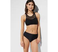 Bustier-Bikini-Top BONPRIX, Damen, Gr. 42, N-Gr, schwarz, Obermaterial: 80% Polyamid, 20% Elasthan. Netz: 92% Polyester, 8% Elasthan, Bikini-Oberteile, mit Bandeau-Design, mit Brustfutter, mit elastis