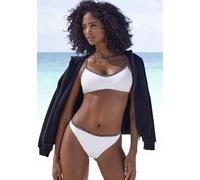 Bustier-Bikini-Top COPENHAGEN STUDIOS "Cody", Damen, Gr. 44, Cup C/D, weiß, Recycling-Polyamid, unifarben, Bikini-Oberteile, mit Markenbranding (74351915-44) weiß