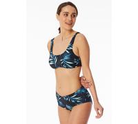 Bustier-Bikini-Top Jersey Palmen multicolor - Aqua 38