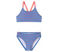 Bustier-Bikini Wirkware recycelt LSF40+ Streifen aquarium - Aqua 116