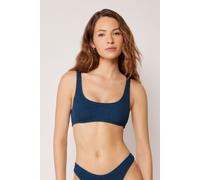 Bustier-bikinioberteil Crinkle Waves Blau 2