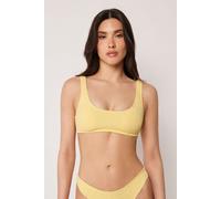 Bustier-bikinioberteil Crinkle Waves Gelb 2