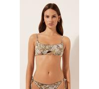 Bustier-bikinioberteil Tropical Foliage Aufdruck 2