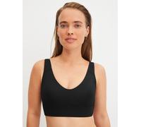 Bustier CALIDA "Natural Skin", Damen, Gr. S (40/42), N-Gr, schwarz c2c, Interlock, Obermaterial: 83% Modal (TENCEL™), 17% Elasthan, BHs Bustier, aus weicher Interlock-Qualität, atmungsaktiv, ohne Büge