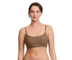 Bustier CHANTELLE "SOFTSTETCH", Damen, Gr. M/L, N-Gr, cocoa, Obermaterial: 87% Polyamid, 13% Elasthan, BHs Bustier, mit nicht herausnehmbaren Pads (13131827-M) cocoa