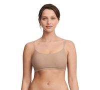 Bustier CHANTELLE "SOFTSTETCH", Damen, Gr. M/L, N-Gr, coffee latte, Obermaterial: 87% Polyamid, 13% Elasthan, BHs Bustier, mit nicht herausnehmbaren Pads (14670657-M) coffee latte