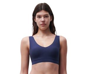 Bustier CHANTELLE "SOFTSTRETCH", Damen, Gr. XL/XXL, N-Gr, marine blau, Obermaterial: 80% Polyamid, 20% Elasthan, BHs Bustier, V-Ausschnitt (97728268-XL) marine blau