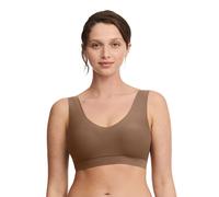 Bustier CHANTELLE "SOFTSTRETCH", Damen, Gr. XS/S, N-Gr, braun (cocoa), Obermaterial: 80% Polyamid, 20% Elasthan, BHs Bustier, V-Ausschnitt (97629706-XS) cocoa