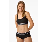 Bustier Doppelripp Organic Cotton schwarz - Pure Rib 36