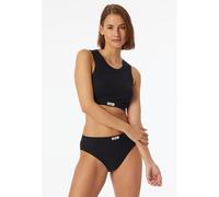 Bustier Feinripp schwarz - Revival Paula 46