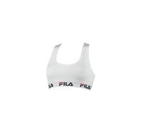 Fila Damen-Bustier – ungepolstert, ohne Bügel, Baumwolle, weiß – XS