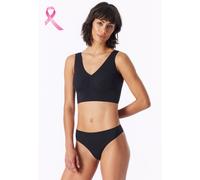 Bustier Microfaser herausnehmbare Pads schwarz - Invisible Soft 42