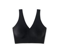 Schiesser Damen nahtloses Bustier mit herausnehmbaren Pads - Invisible Soft, schwarz_170364, 46
