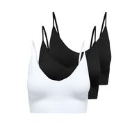 ONLY Female Schlafanzug Oberteil ONLVICKY Rib 3-Pack Top