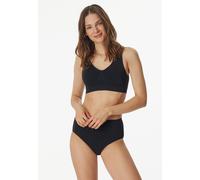 Schiesser Damen Bustier mit herausnehmbaren Pads nahtlos - Classic Seamless, schwarz_181105, XL