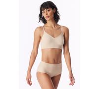 Schiesser Damen Bustier 179821-410 Spaghettiträger mit herausnehmbaren Pads Invisible Soft Sand 44