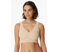 SCHIESSER Damen Bustier - Invisible Soft, mit Pads, V-Ausschnitt, Mikrofaser Nude 2XL