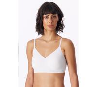 Schiesser Bustier Invisible Soft mit herausnehmbaren Pads Spaghettiträger weiß Gr. 44