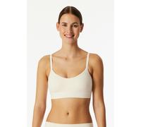 Schiesser Bustier Unique Cotton mit herausnehmbaren Pads Damen off-white 38