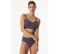 Schiesser Bustier Invisible Soft Lace nahtlos Spitze mit herausnehmbaren Pads Indigo Größe 38