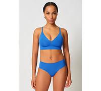 Bustier SKINY "Sensation", Damen, Gr. 36, N-Gr, blau (nebulas blau), Microtouch, Obermaterial: 62% Polyacryl, 38% Elasthan, unifarben, normal, BHs Bustier, doppellagig, mit herausnehmbaren Pads, V-Aus