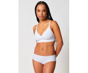 Bustier SKINY "Sensation", Damen, Gr. 42, N-Gr, weiß, Microtouch, Obermaterial: 56% Polyamid, 44% Elasthan, unifarben, normal, BHs Bustier, doppellagig, mit herausnehmbaren Pads, V-Ausschnitt (2578851