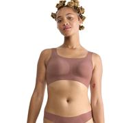 Bustier SLOGGI "Zero Feel 2.0", Damen, Gr. XL, N-Gr, braun (cacao), Single Jersey, Obermaterial: 76% Polyamid, 24% Elasthan, BHs Bustier, nahtlos und unsichtbar, herausnehmbare Pads, dehnbar, Microfas