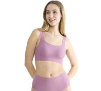 Bustier SLOGGI "Zero Feel 2.0", Damen, Gr. M, N-Gr, lila, Single Jersey, Obermaterial: 76% Polyamid, 24% Elasthan, modisch, BHs, nahtlos und unsichtbar, herausnehmbare Pads, dehnbar, Microfaser (50738