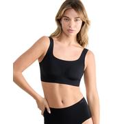 Sloggi Bustier Zero Feel 2.0 Top – nahtlos, dehnbar, herausnehmbare Pads, schwarz – Gr. XXL