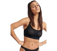 Bustier SLOGGI "ZERO Feel Bliss Top" Gr. M, N-Gr, schwarz (black) Damen BHs (49550359-M) black